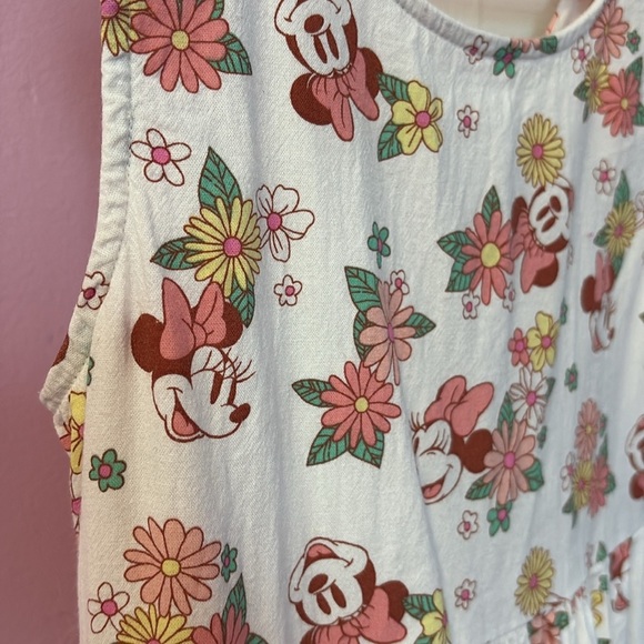 Disney Jumping Beans Limited Edition Minnie Mouse Tiered Bow Back Dress Size 10 - Picture 2 of 4